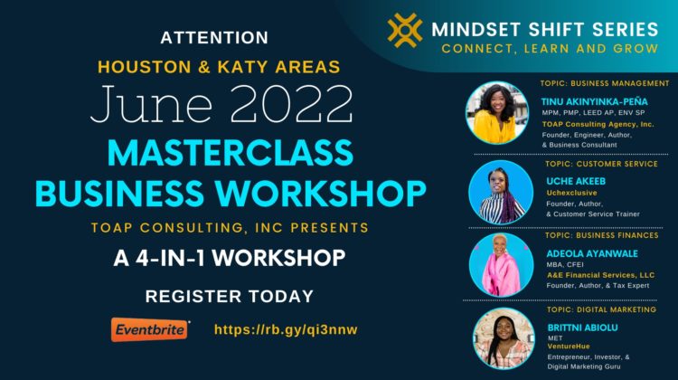 Mindshift Series Masterclass Business Workshop 2022